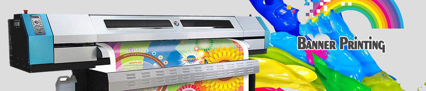 printed machine banner